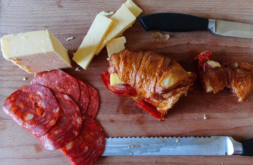 Croissants mit Chorizo | © Croissants mit Chorizo