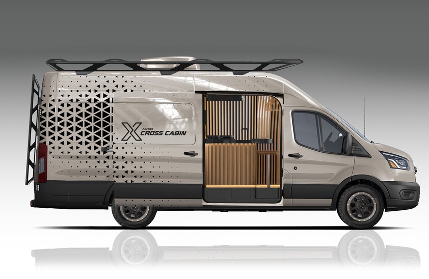 Cross Cabin Concept Van - Außendesign | © ALPS ALPINE Europe GmbH