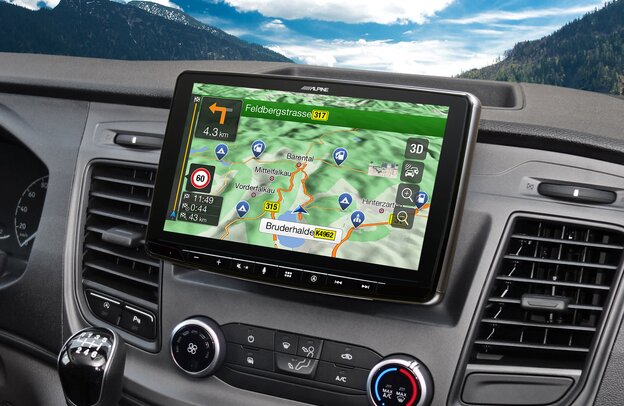Alpine Halo9 mit Navigation | © ALPS ALPINE Europe GmbH