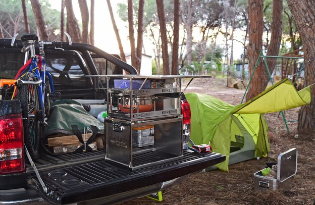 Rustikal mit Stil – der Pick-up als leicht individualisierbare Camperbasis. | © Foto: Autoren-Union Mobilität/Caravan Salon Austria