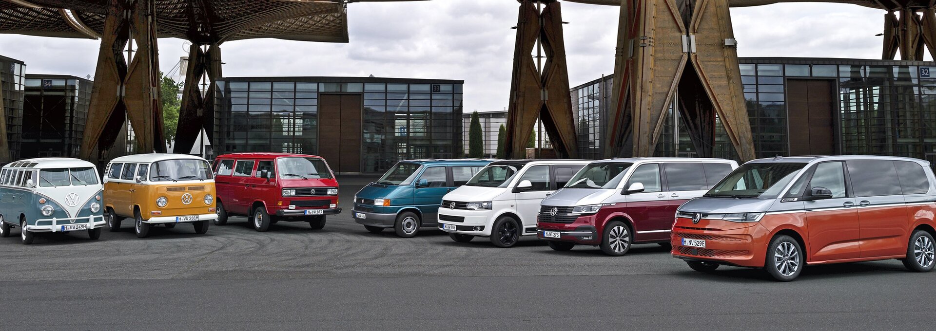 VW Bulli Modellhistorie. | © Foto: Autoren-Union Mobilität/VWN VW Bulli Modellhistorie. | © Foto: Autoren-Union Mobilität/VWN