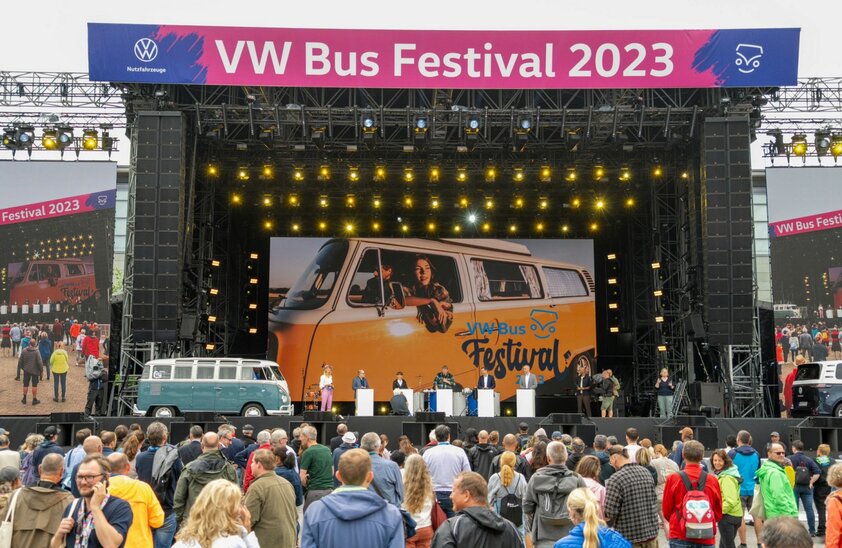 VW-Bus-Festival 2023 in Hannover | © Foto: Autoren-Union Mobilität/Volkswagen