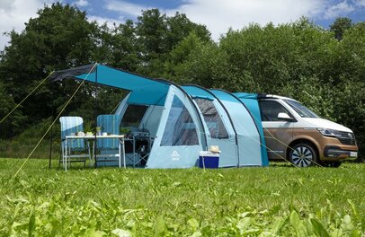 Camptime Jupiter Busvorzelt | © Foto: Fritz-Berger