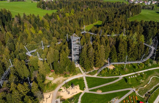 Baumwipfelpfad Skywalk Allgäu | © Foto: djd/skywalk allgäu