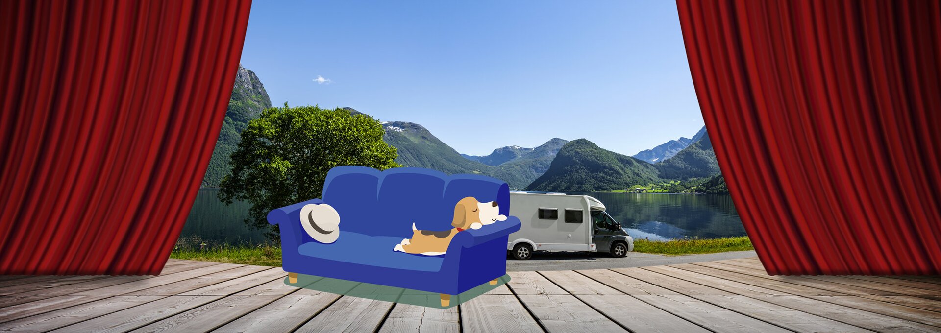 Prominente Camper Reisemobilcouch | © Alpine, stock.adobe.com - Francesco Scatena