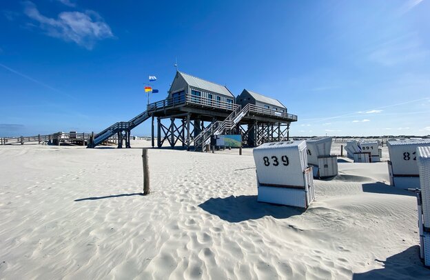 Ording Strand Pfahlbau | © Foto: ©TZ-SPO Ording Strand Pfahlbau