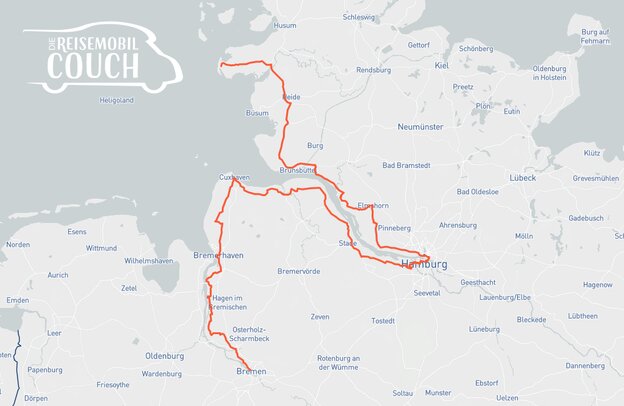 Karte Deutsche Fisch-Genuss-Route | © ALPS ALPINE Europe GmbH