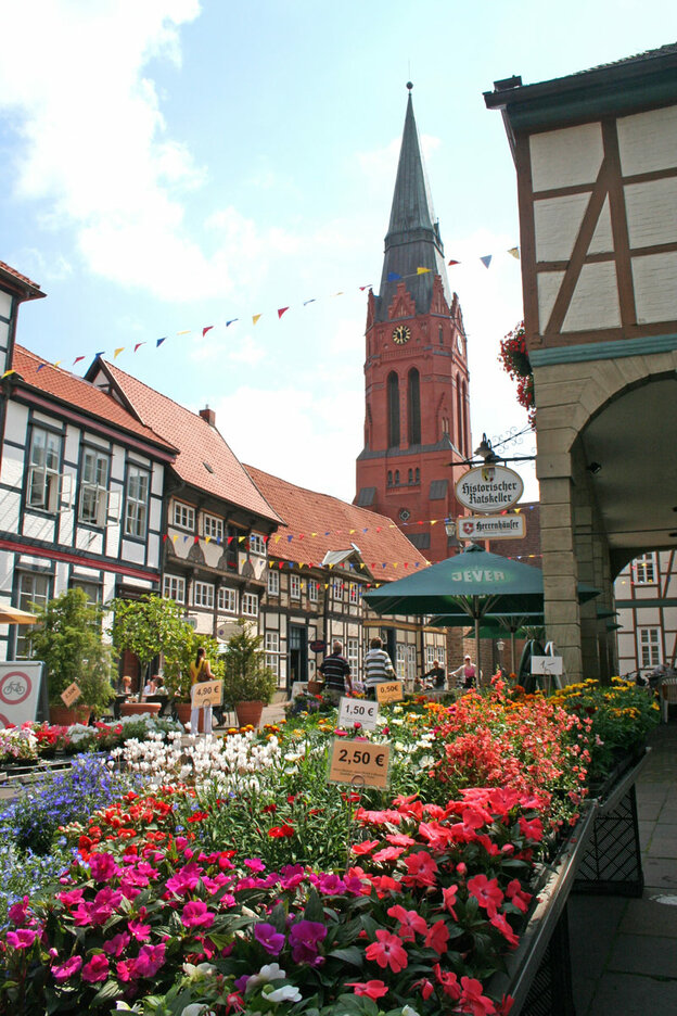 © Markt in Nienburg © Mittelweser Touristik