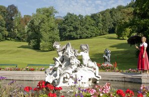 Sisi-Straße Kaiserpark Brunnen, Bad Ischl  | © Foto: Stadler