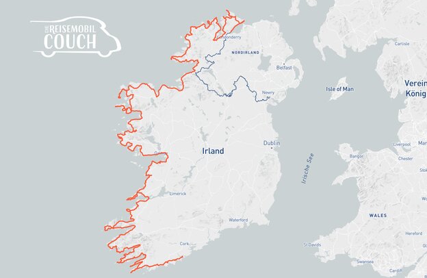 Wild Atlantic Way - Karte | © ALPS ALPINE Europe GmbH