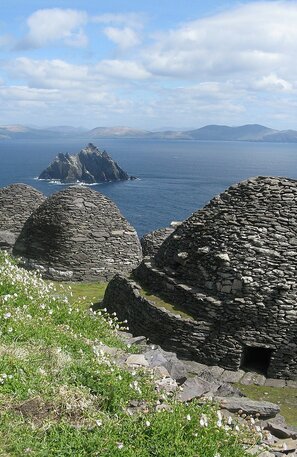 Skellig Michael | © Photo by Towel401 - Own work, CC BY-SA 4.0, Wikimedia, curid=41989094