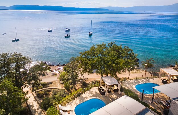 Panoramabild: Bild von Aminess Campsites - Insel Krk | © Bild von Aminess Campsites