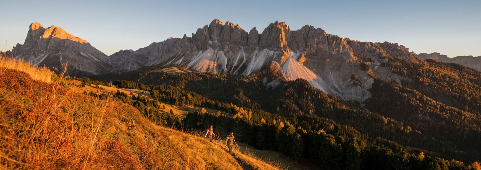 © Abendstimmung am Peitlerkofel. Foto: djd/IDM Südtirol/Harald Wisthaler